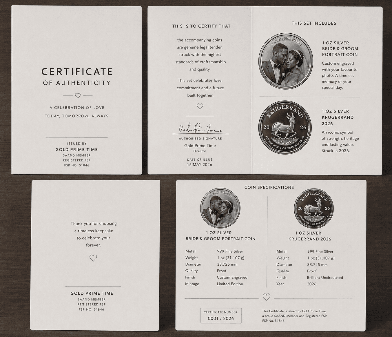 Certificate of authenticity