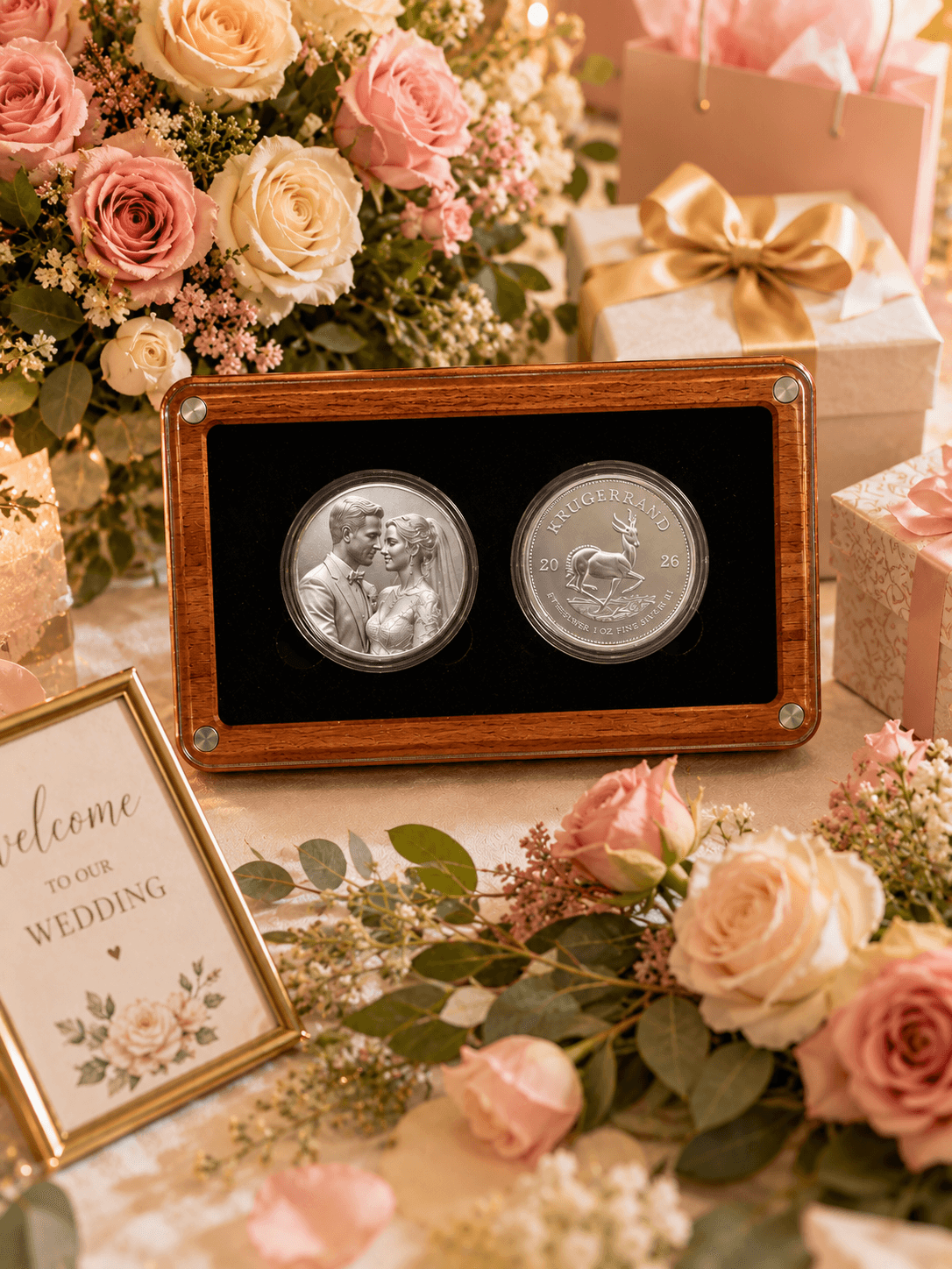 Wedding gift coins
